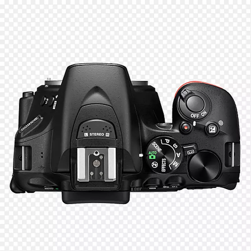 尼康d 5600 24.2 mp单反相机-黑色-af-p dx 18-55 mm虚拟现实镜头数码单反尼康dx格式相机