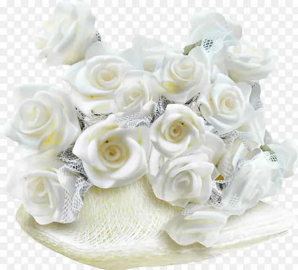 花园玫瑰花束婚礼白色婚礼