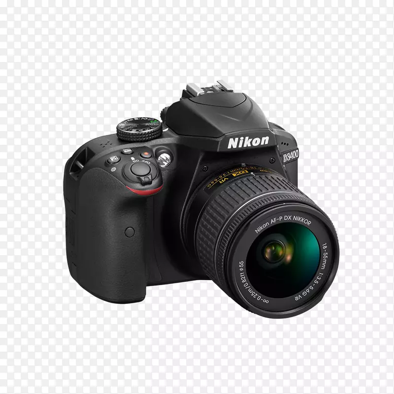 尼康d 3400数码单反佳能eos canon ef-s 18-55 mm镜头摄影机