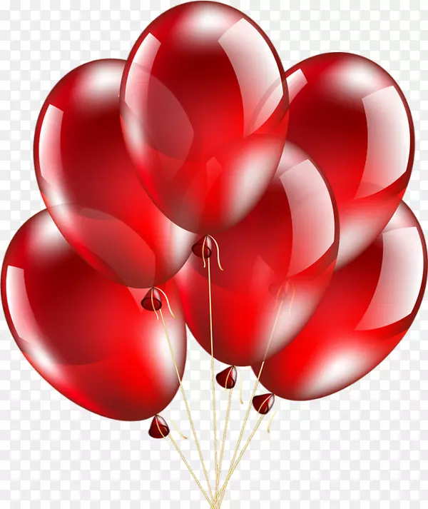 剪贴画形象气球生日开放部分-气球