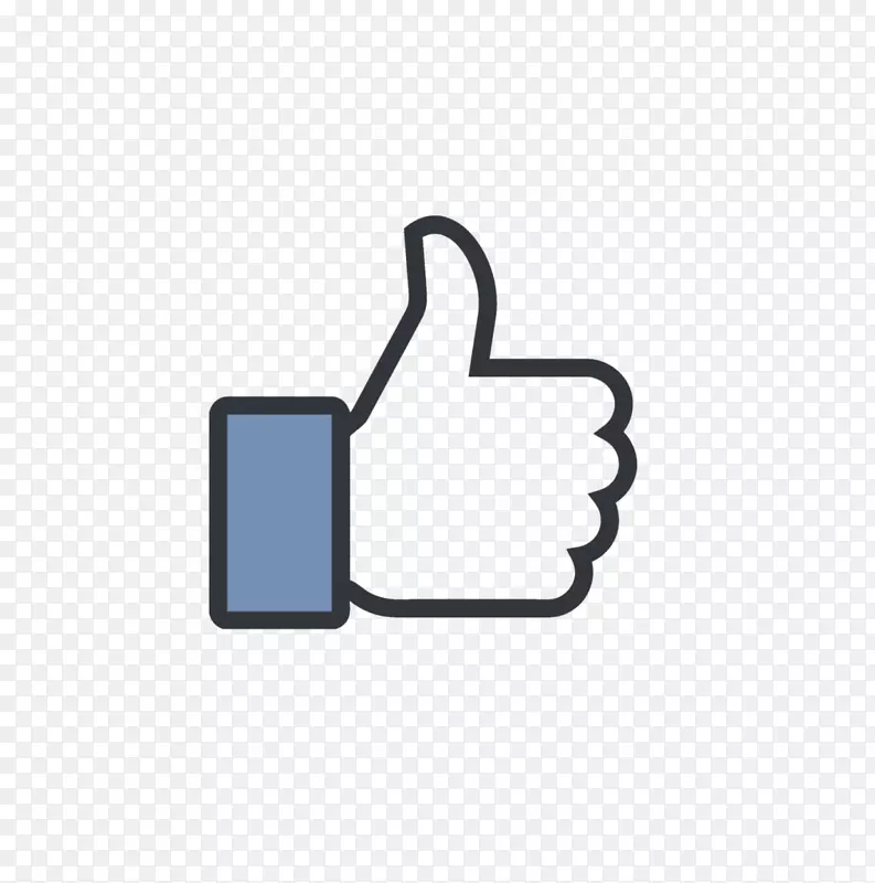 facebook喜欢按钮电脑图标，社交媒体-facebook