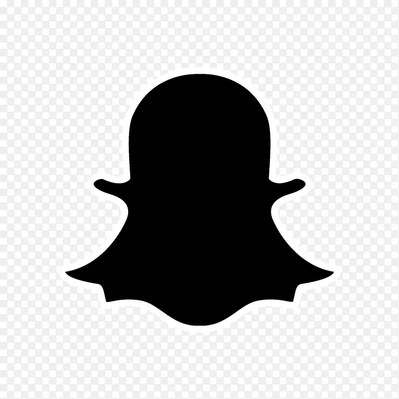 社交媒体电脑图标Snapchat剪贴画快照公司。-社交媒体