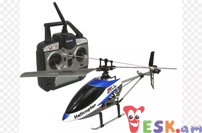 无线电控制直升机旋翼无线电控制飞行直升机