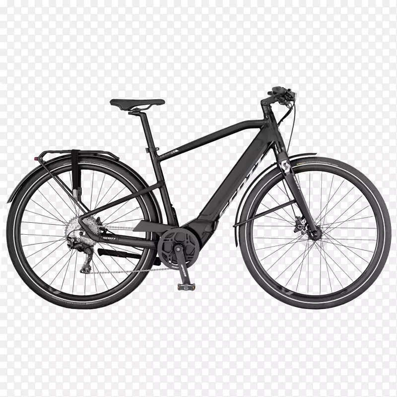 电动自行车斯科特运动混合动力自行车通勤自行车