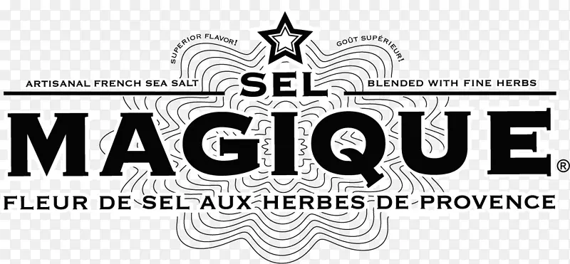 LOGO sel Magique品牌盐和胡椒调合罐，小，2盎司塞尔大品牌辛辣混合罐设计-设计