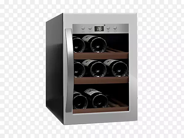 葡萄酒冷却器酒窖酒瓶酒架.宁静水平