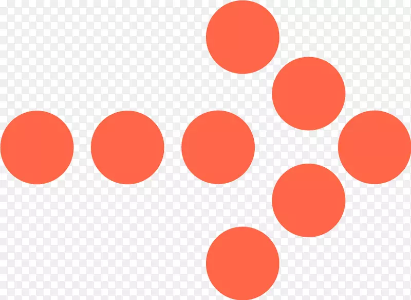 产品设计桌面壁纸图形圆圈-创意橙色