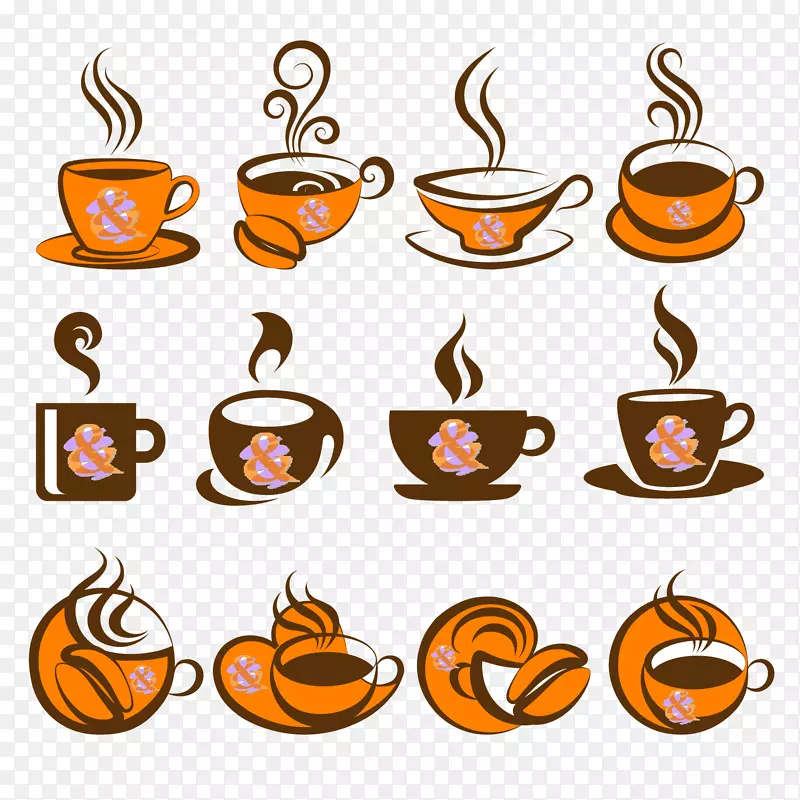 咖啡杯剪辑艺术咖啡厅图形.咖啡