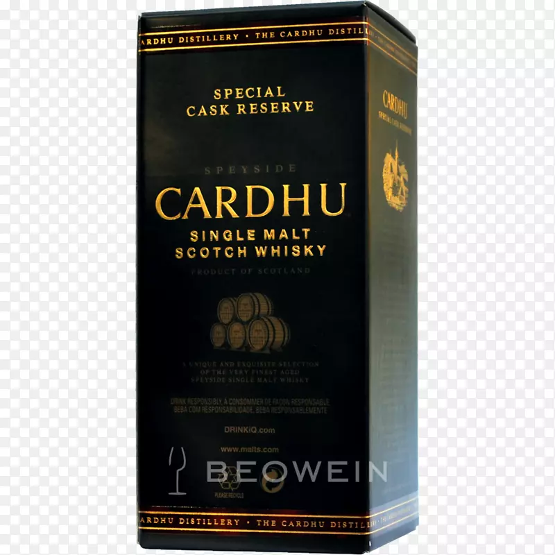 威士忌Cardhu特殊木桶储备单麦芽威士忌Cardhu单麦芽木桶储备特殊的astucciato Cardhu专用木桶储备0，7l 40%-黄金桶