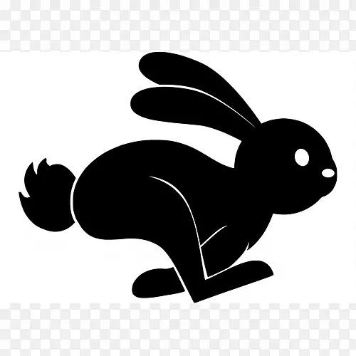 兔子欧洲兔图形剪贴画-兔子