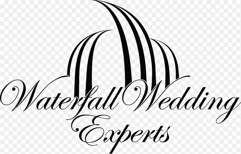 标志字体设计品牌婚礼-山瀑布