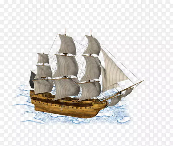龙骨帆船，直线帆船，帆船