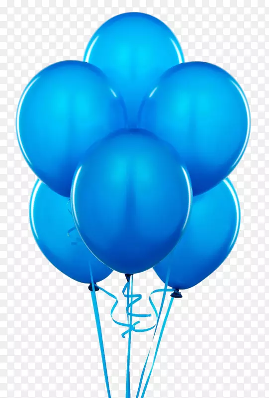剪贴画气球开放部分海军蓝气球
