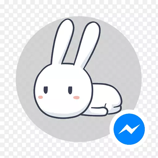 兔子想法图片Facebook信差信息-兔子