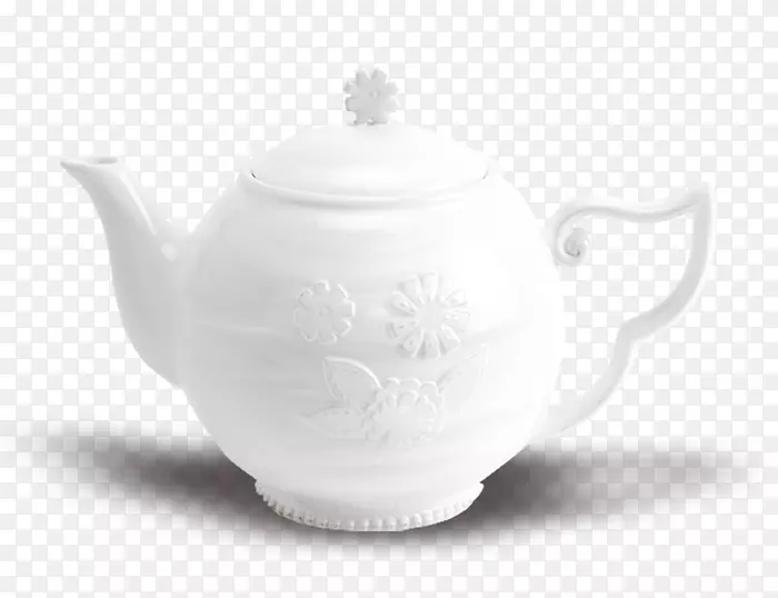 水壶茶壶png图片白壶