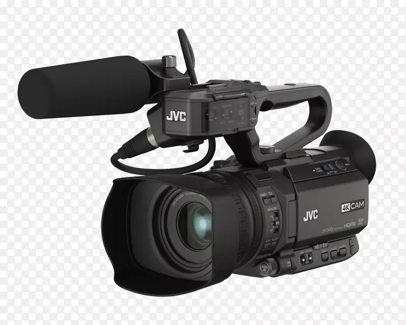 摄像机4k分辨率jvc gy-hm 200摄像机超高清晰度电视摄像机