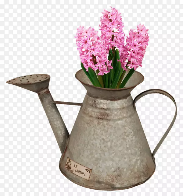 花盆夹艺术中心博客浇水罐.花
