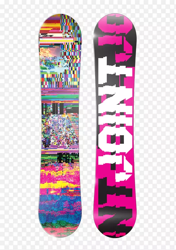 雪板粉红m产品字体-滑雪板