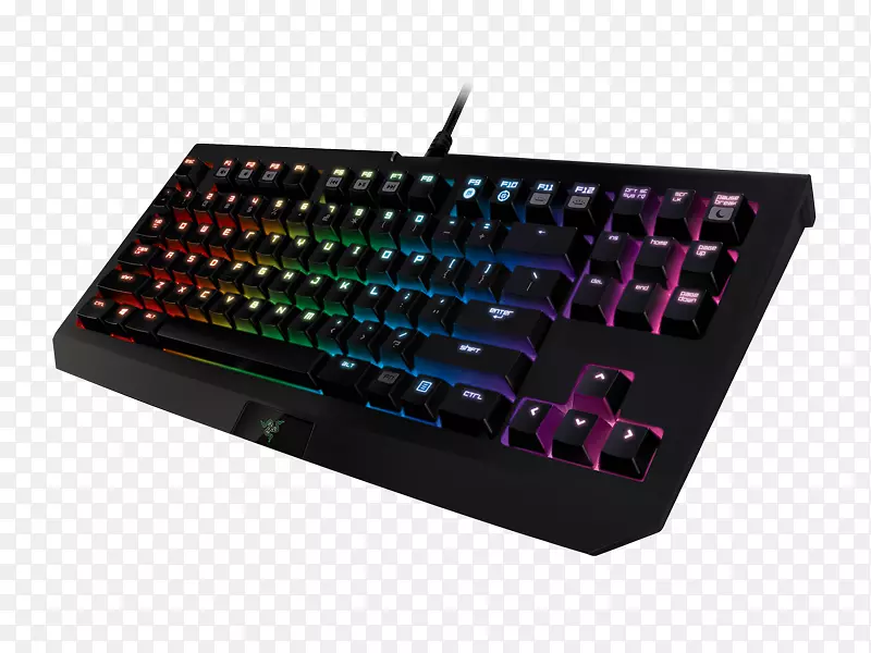 电脑键盘Razer BlackWidow chroma v2 Razer BlackWidow x锦标赛版色度游戏键盘-键盘键