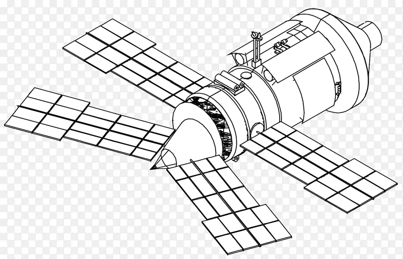 航天飞机-mir程序空间站Spektr航天器-全球导航卫星系统