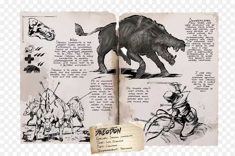 方舟：生存进化的达奥顿恐龙，长尾龙-恐龙