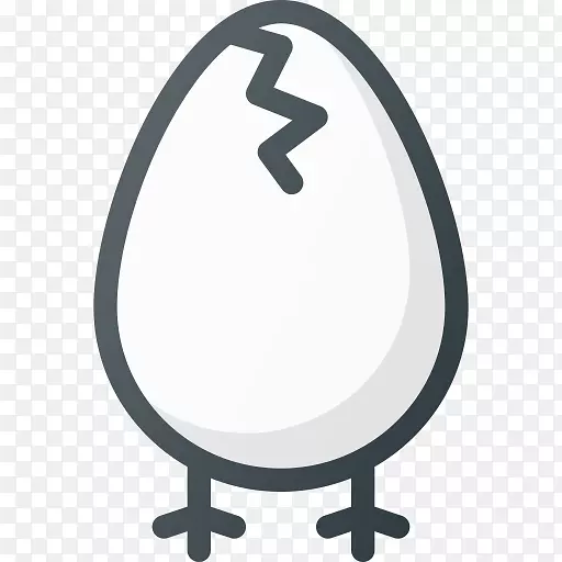 鸡蛋电脑图标鸡图形线-鸡蛋
