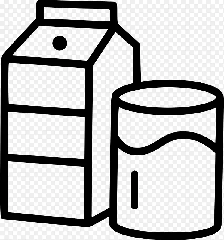 牛奶盒儿童剪贴画可伸缩图形.牛奶