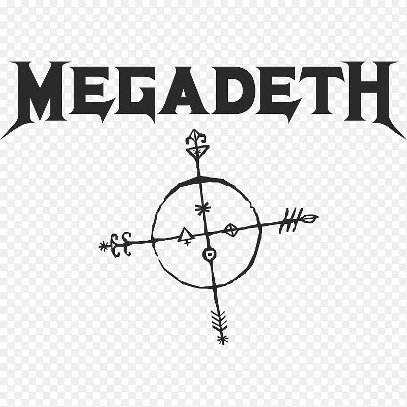 男、女棒球帽卡车司机帽子标志-Megadeth