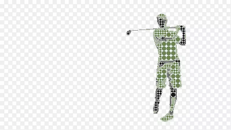 高尔夫球手图像象形符号-高尔夫
