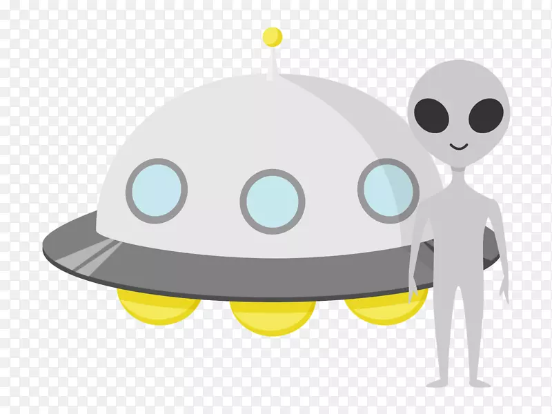 插图剪辑艺术形象运动-UFO