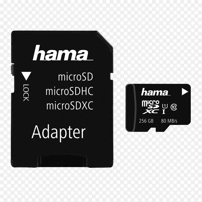 闪存卡微SD安全数字适配器照相机