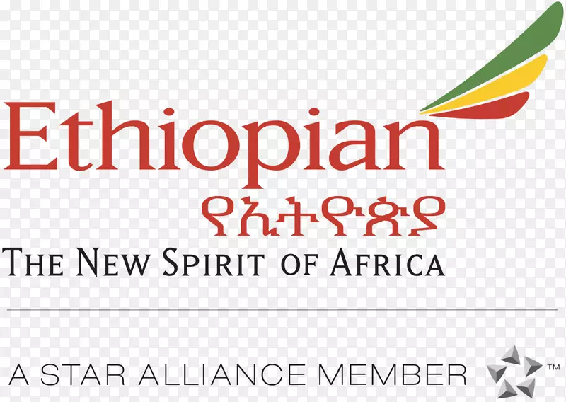 标识埃塞俄比亚航空公司星空联盟-卡塔尔航空公司标志