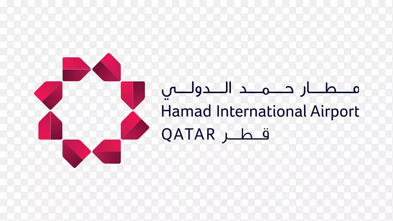 多哈国际机场哈马德国际机场-抵达大厅卡塔尔航空公司-卡塔尔航空公司标志