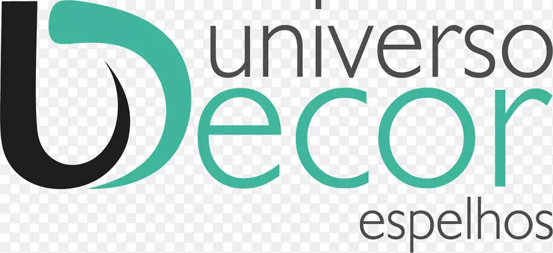 Universo Decor espelhos商标字体镜子-HiperCard徽标