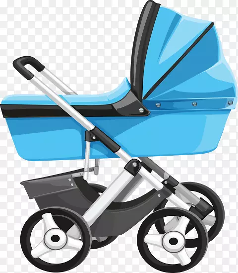 剪贴画图形png图片婴儿运输婴儿车剪贴画黑白相间