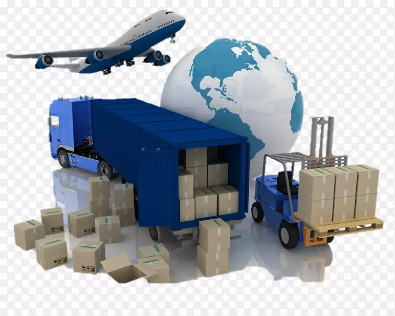 物流运输公司联合包裹服务-仓库PowerPoint模板
