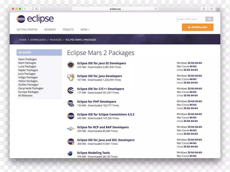Eclipse java Selenium集成开发环境安装-eclipse