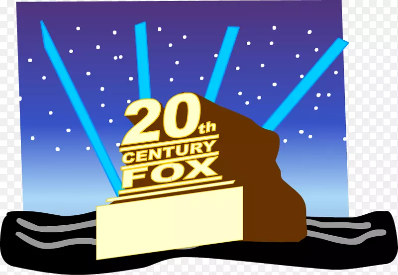 徽标插图剪贴画字体品牌-20世纪福克斯标志