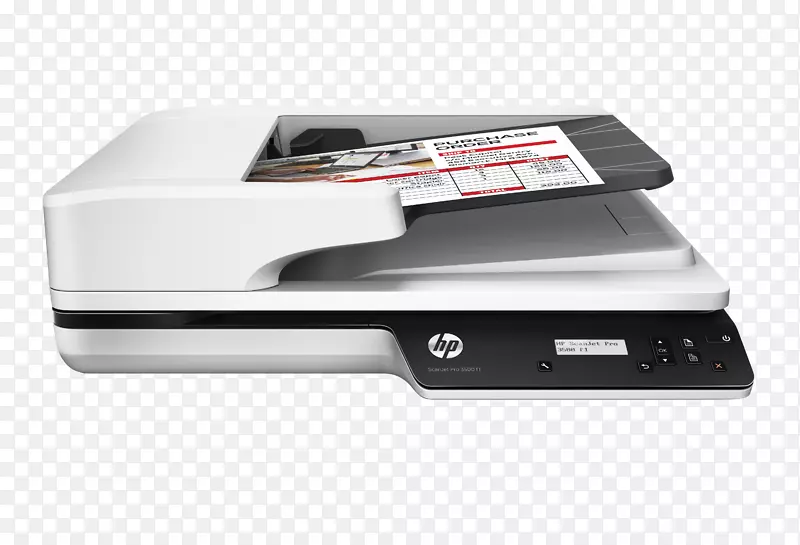 Hewlett-Packard图像扫描器自动文件馈线hp scencet pro 3500 f1双工扫描-hewlett-Packard