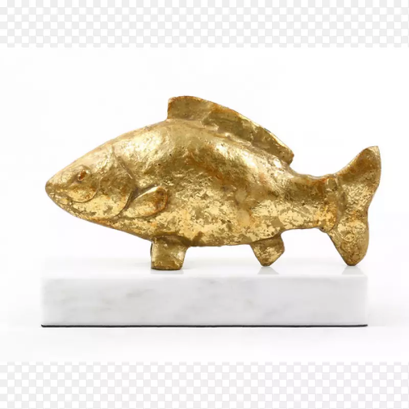 青铜雕塑马像艺术装饰-鲤鱼