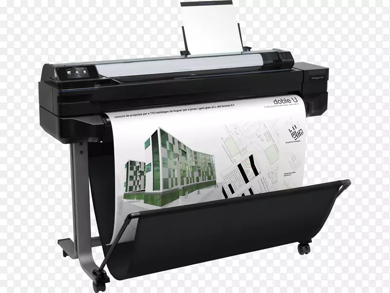 惠普设计t 520打印机打印绘图仪-惠普
