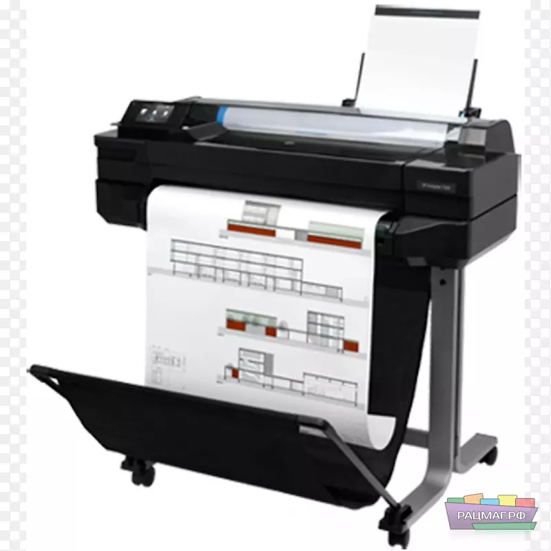 惠普设计t 520 610毫米打印机宽格式打印机惠普