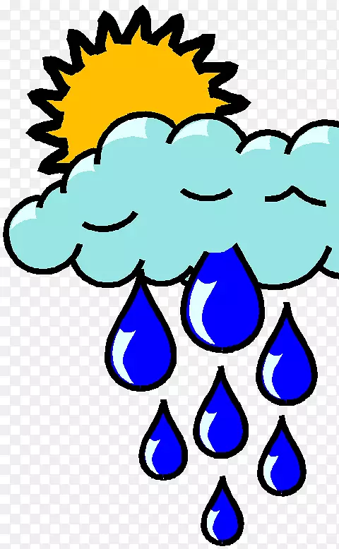 雨夹艺术云天气风暴-雨