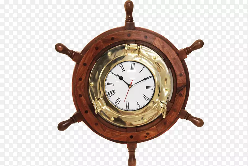 船舶轮式时钟舵手-船