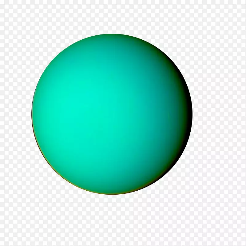 绿色产品设计球体-天王星剪贴画
