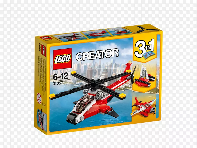 玩具乐高31062创建者罗比探险家直升机乐高10214创建者塔桥-玩具