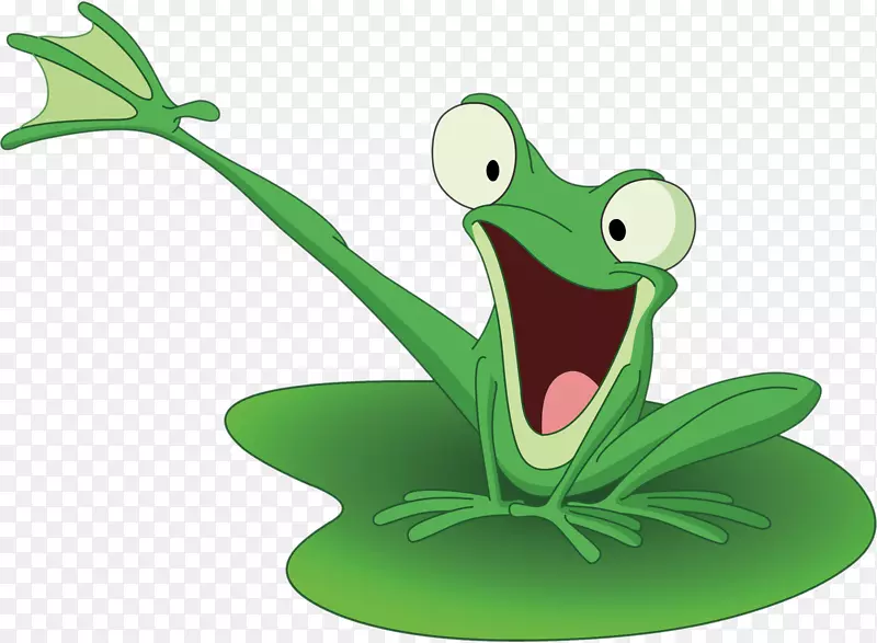 青蛙剪贴画图形插图图像-青蛙