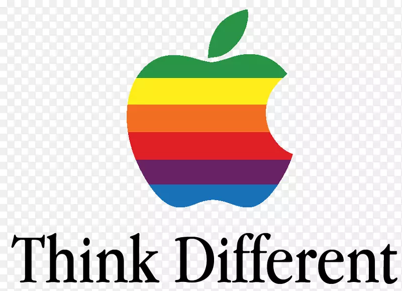 徽标图形设计剪贴画字体品牌-苹果认为不同