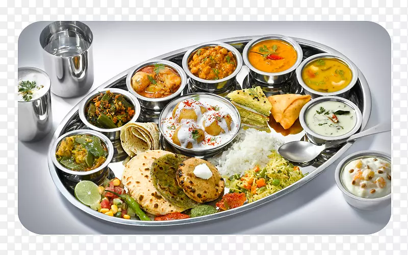 素食自助餐印度料理餐厅古吉拉特塔利