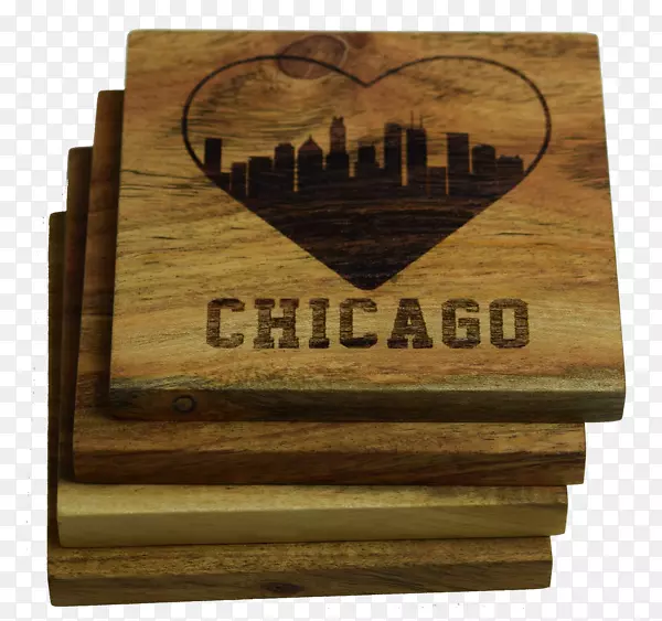 我爱芝加哥的木头/083 vt杯垫清漆-木料